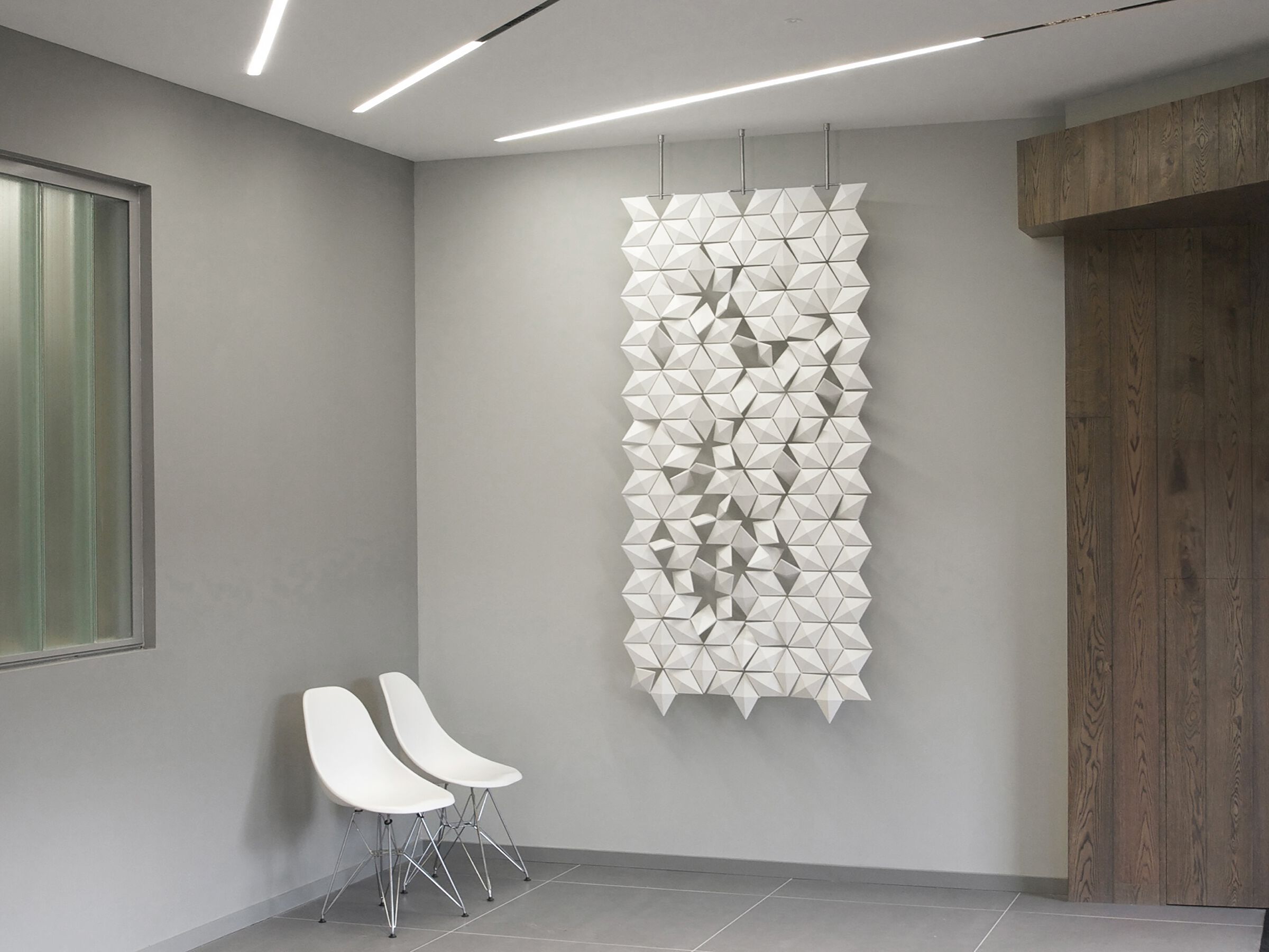 Подвесная перегородка bloomming FACET 102x207cm bianco ARCH-00133373