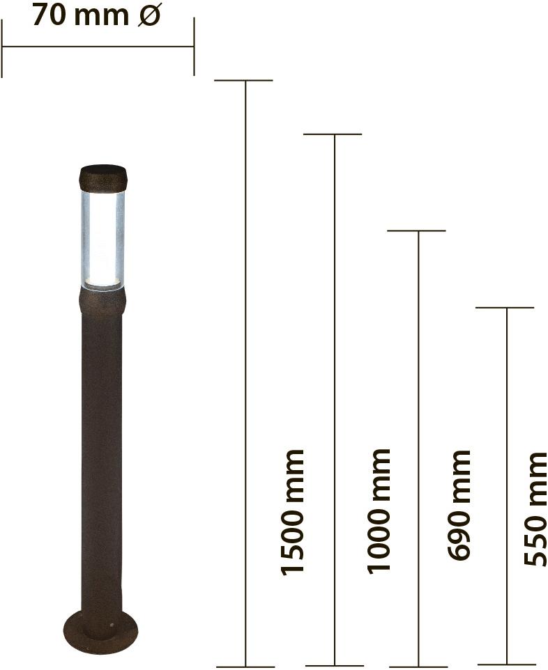 Kriladesign Светодиодный столб в PMMA Online 5016-5017-5018-5019 - Вид №1