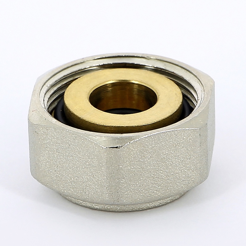 Соединитель для медной трубы обжим EMMETI 10х(М24х19) 01321410 - Вид №4