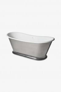 MABT01 Margaux 72 "x 29" x 27 1/2 "Отдельно стоящая овальная чугунная ванна Waterworks