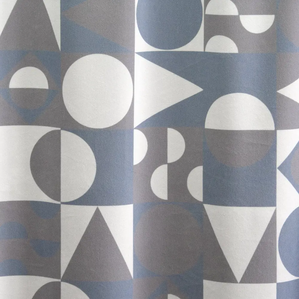 Штора на ленте Falma 140x280 см геометрия цвет серо-синий SEASONS STLM-2151541 - Вид №2