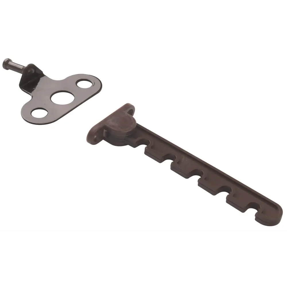 Ограничитель оконный 140 мм пластик, цвет бронза Santreyd STLM-2037239 - Вид №2