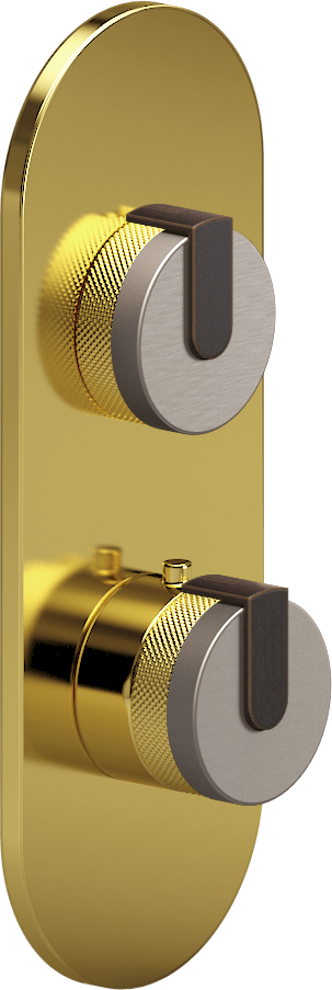 E-8026-R1SNE0-L1OB-AU-T Планка M-Series с 2 ручками - Внешняя часть GRAFF MOD+