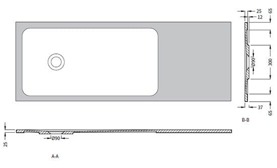 Поддон для душа с прямоугольным напольным покрытием LASA IDEA Syn ARCH-00108289 - Вид №4