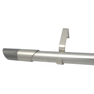 91171531 Карниз для штор однорядный 587515, 160-300 см сталь, цвет nickel Kits STLM-0509380 CESSOT
