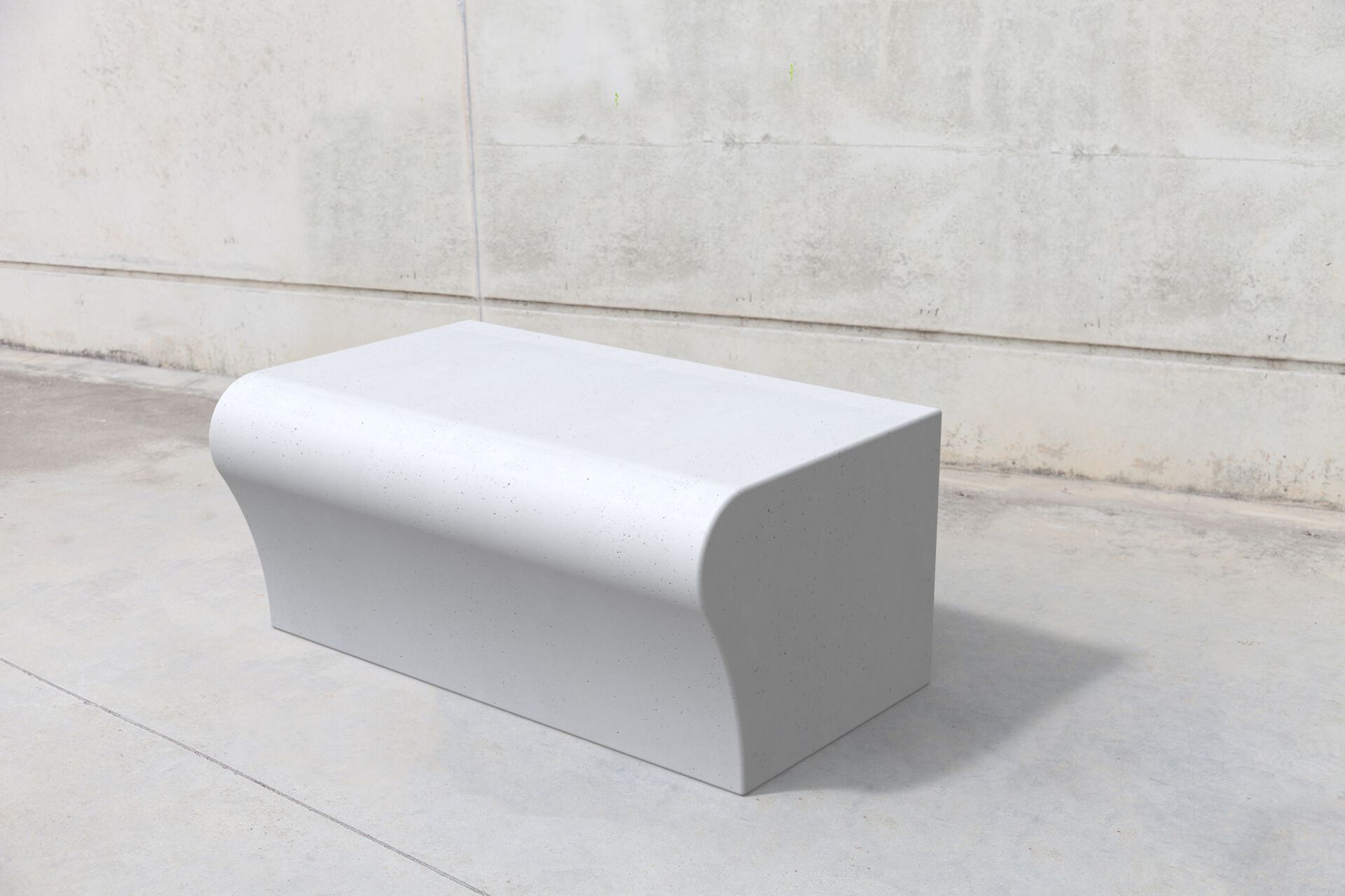 Модульная скамья из армированного волокном бетона без спинки SIT WAVE ARCH-00047338 - Вид №2