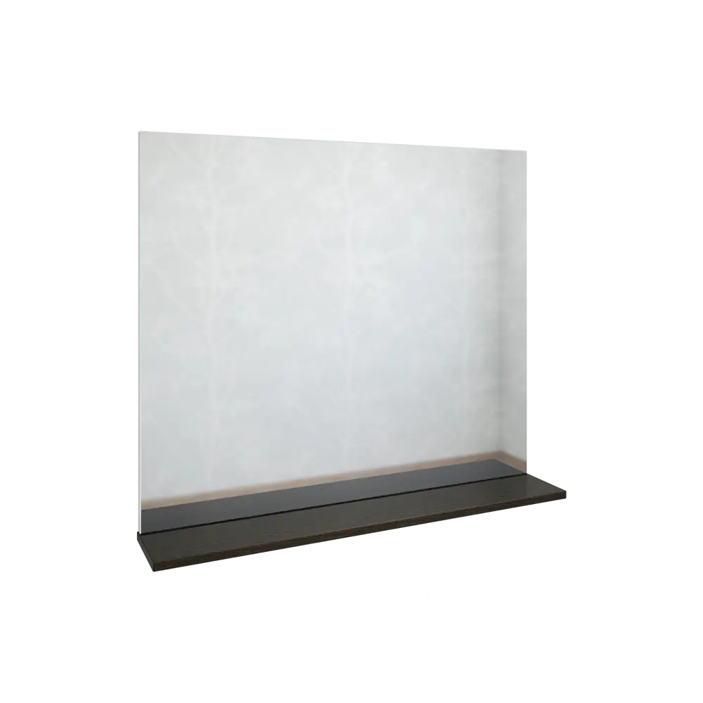 Зеркало «Элеганс» с полкой 85x72 см цвет светлое дерево Santreyd STLM-2201356 - Вид №1