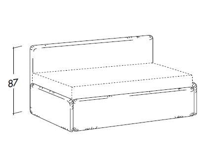 Диван-кровать из ткани Bolzan Line ARCH-00083135 - Вид №5