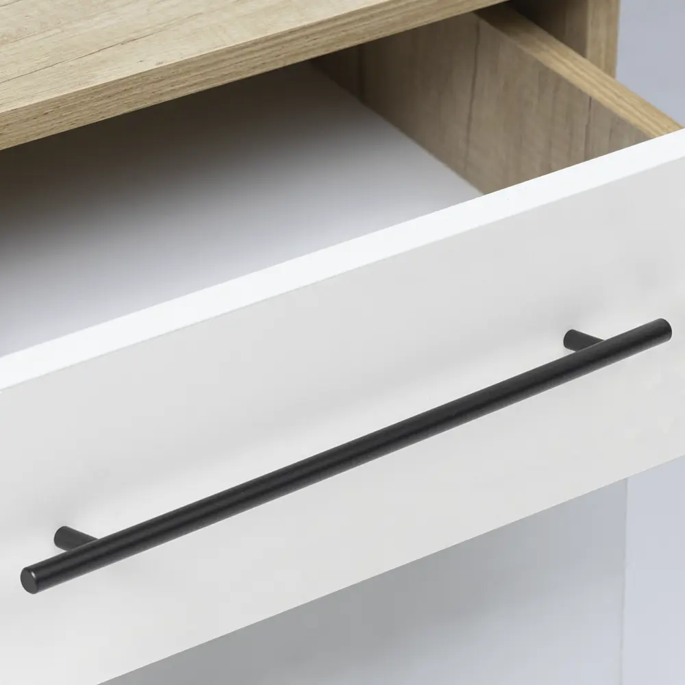 Мебельная ручка-рейлинг KONSENSA 400 мм черная STLM-2006082 - Вид №6