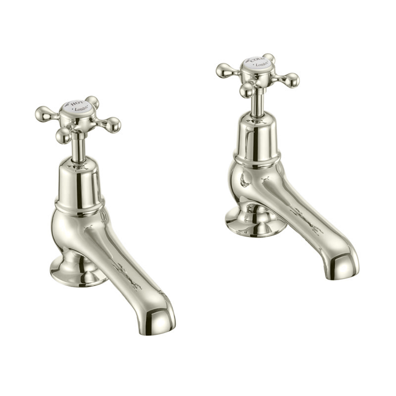Burlington Отводы для бассейнов Клермонта 5 " Полный оборот с белым акцентом в Chrome CL2  - Вид №4
