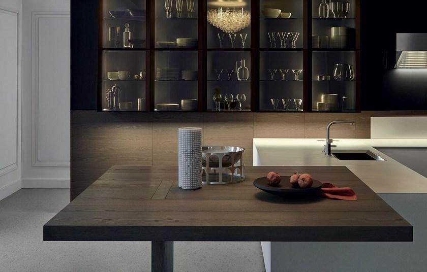 Poliform Модульная кухня из дерева и стекла sun-id-1411379 - Вид №4