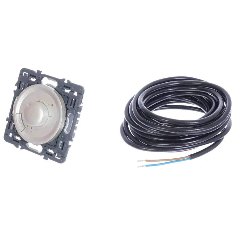 Терморегулятор для теплого пола Legrand Celiane механический, цвет титан STLM-2125994 - Вид №1