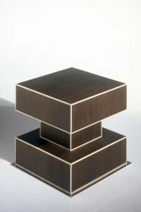 OAK Квадратный деревянный журнальный столик Ettore sottsass limited edition