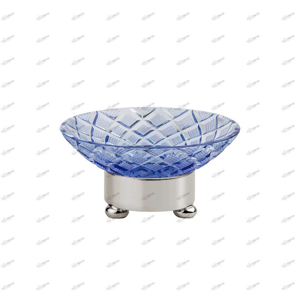 FS09P-601B FS09P-601B Мыльница круглая ЛОСАН РАЗМЕР КРИСТАЛЛ Cristal & Bronze CRISTAL TAILLE “LOSANGE” LISSE 