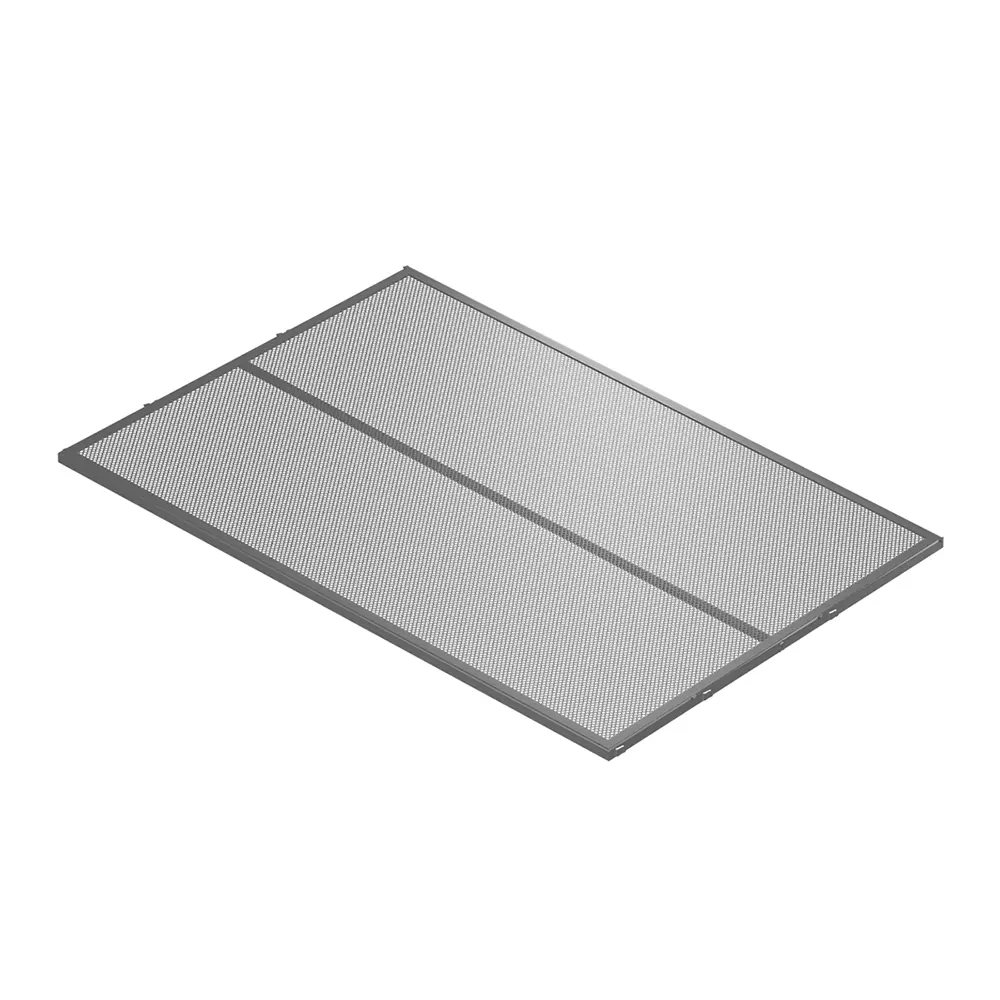 Прямая полка Larvij 59x1.5x42 см сталь цвет алюминий STLM-2211710