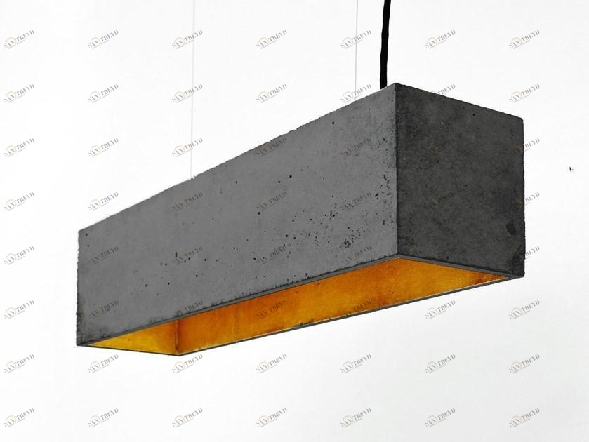 GANTlights Подвесной светильник с прямым светом в бетоне B sun-id-1414738