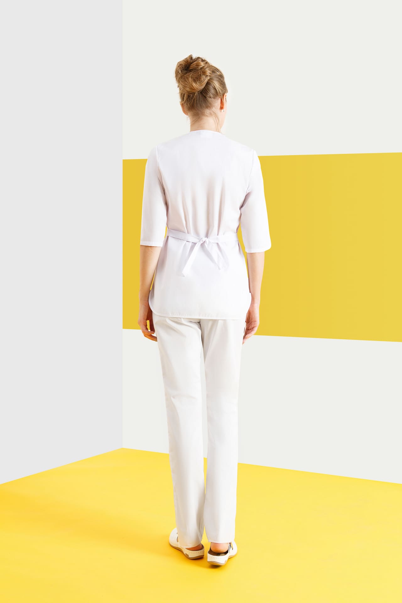 66197 Куртка "Сервис" белая  Медицинская одежда  размер 58/158-164 Спецодежда  - Вид №6