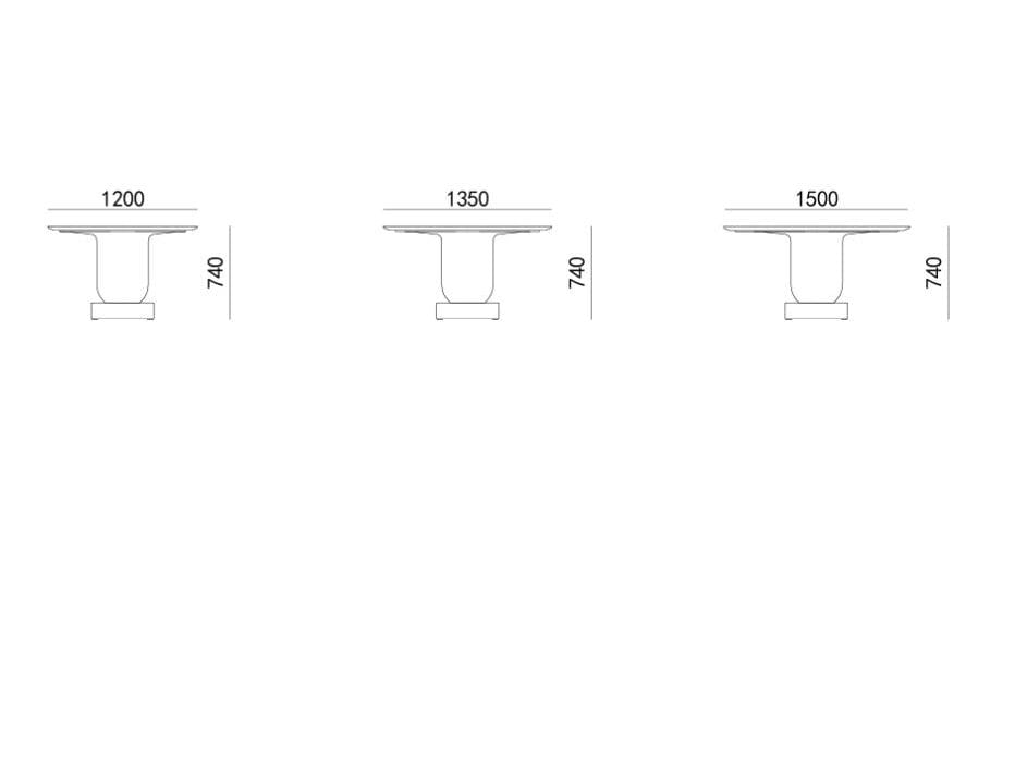Круглый обеденный стол HC28 maison COLOS ARCH-00150812 - Вид №6