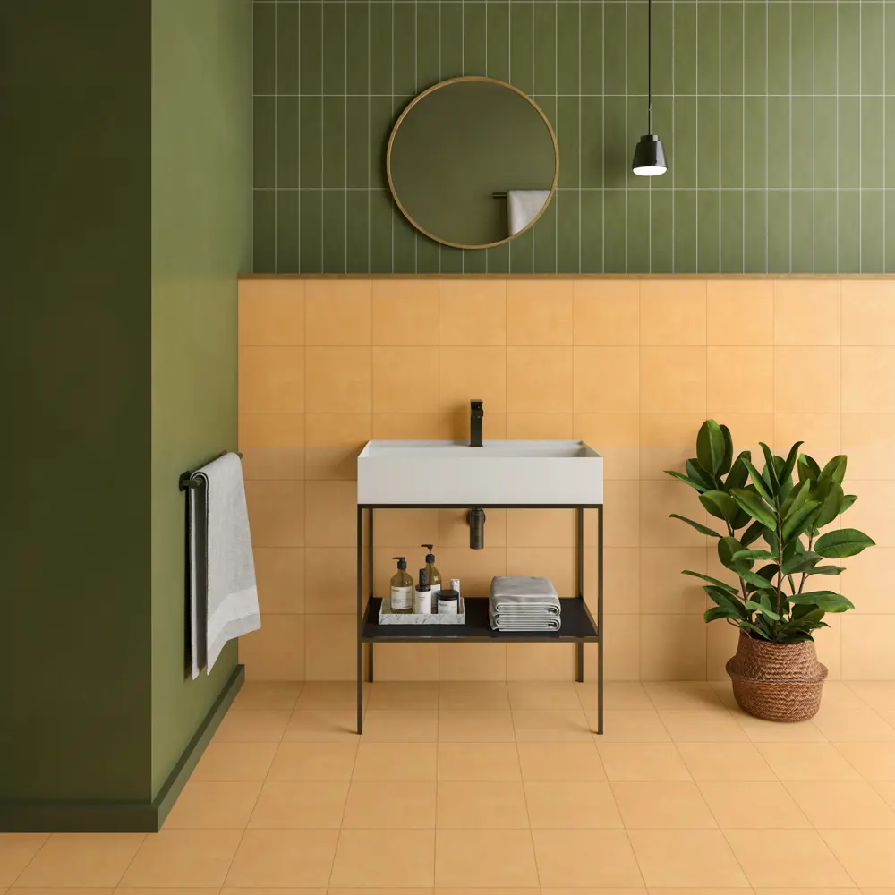 Глазурованный керамогранит Eternal 2026 Sandy Camel 20x20 см 0.88 м² матовый цвет желтый Santreyd STLM-2054688
