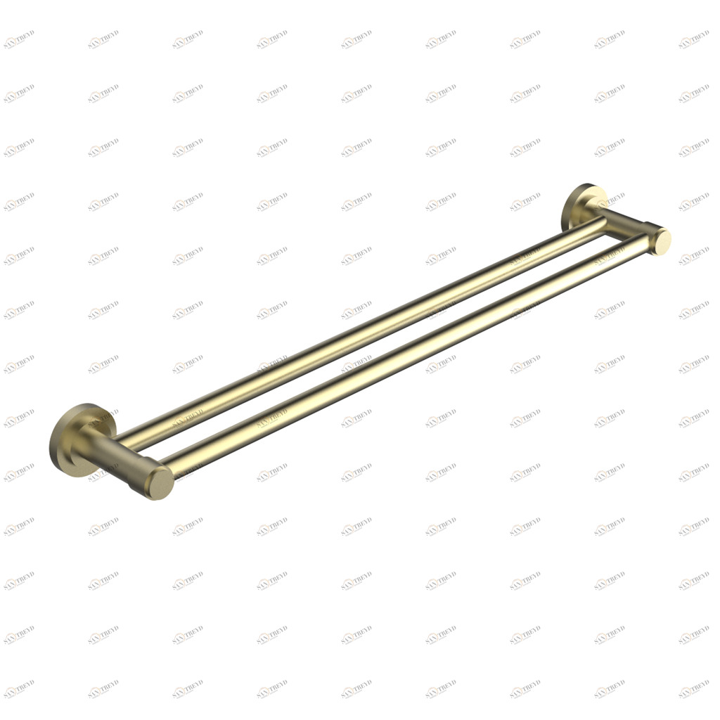 C21-509 C21-509 Настенный двойной полотенцесушитель АЛИЗЕ С РЫЧАГАМИ Cristal & Bronze ALIZÉ À MANETTES 