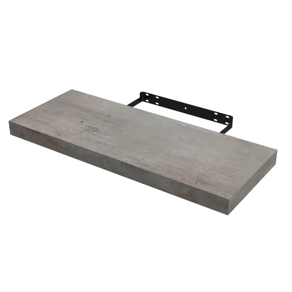 Полка настенная Spaceo Concrete 60x23.5 см МДФ цвет бетон 82877535 STLM-2050316  - Вид №3