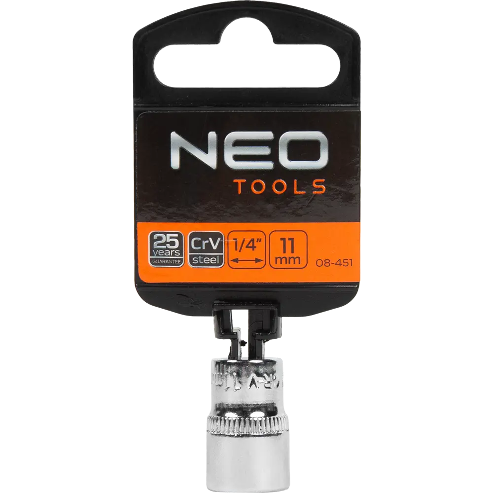 Торцевая головка шестигранная Neo Tools 08-451 1/4 дюйма 11 мм STLM-2149451 - Вид №2