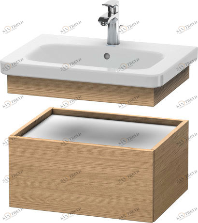 DS628005252 DuraStyle Шкафчик Европейский дуб, декор Duravit