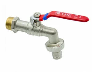 Кран шаровый водоразборный 1/2 рыч.101051/01 HLV 101051/01