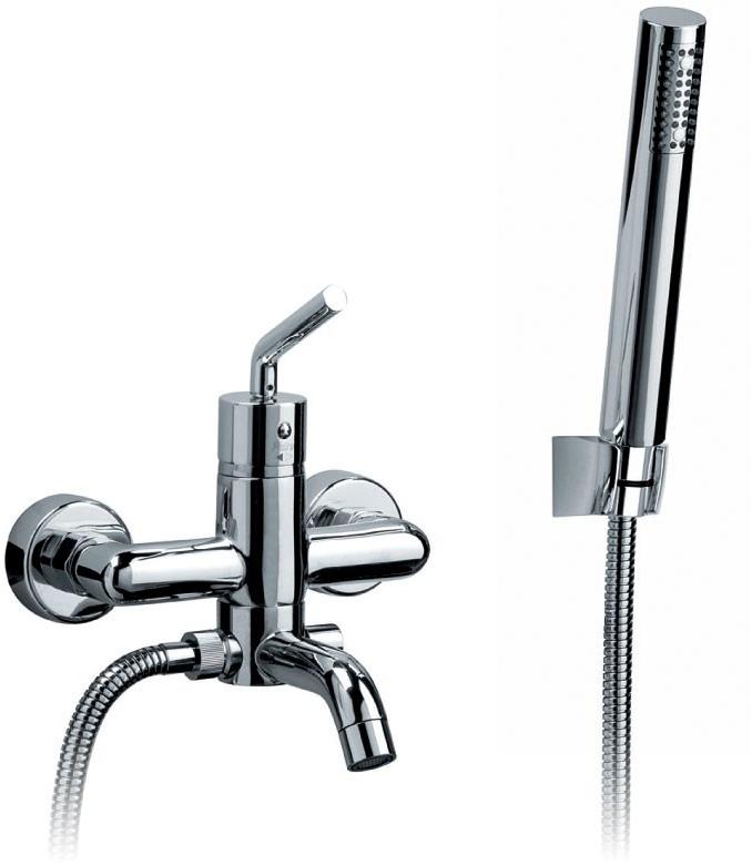 Paini Pixel 81CR100NEWKM смеситель для ванны с аксессуаром