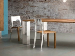 ELITE TO BE Стул из массива дерева и металла Noa