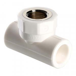 VTp.732.0.02005 Фитинг полипропиленовый – тройник с переходом на внутреннюю резьбу Valtec 20 мм х 3/4"