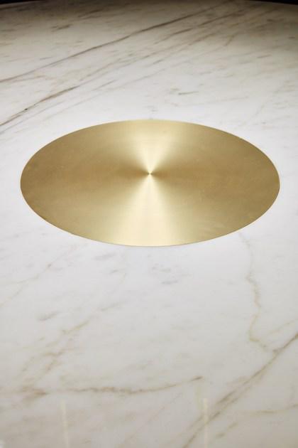 Paolo Castelli Круглый стол из мрамора calacatta и керамики sun-id-1461221 - Вид №5