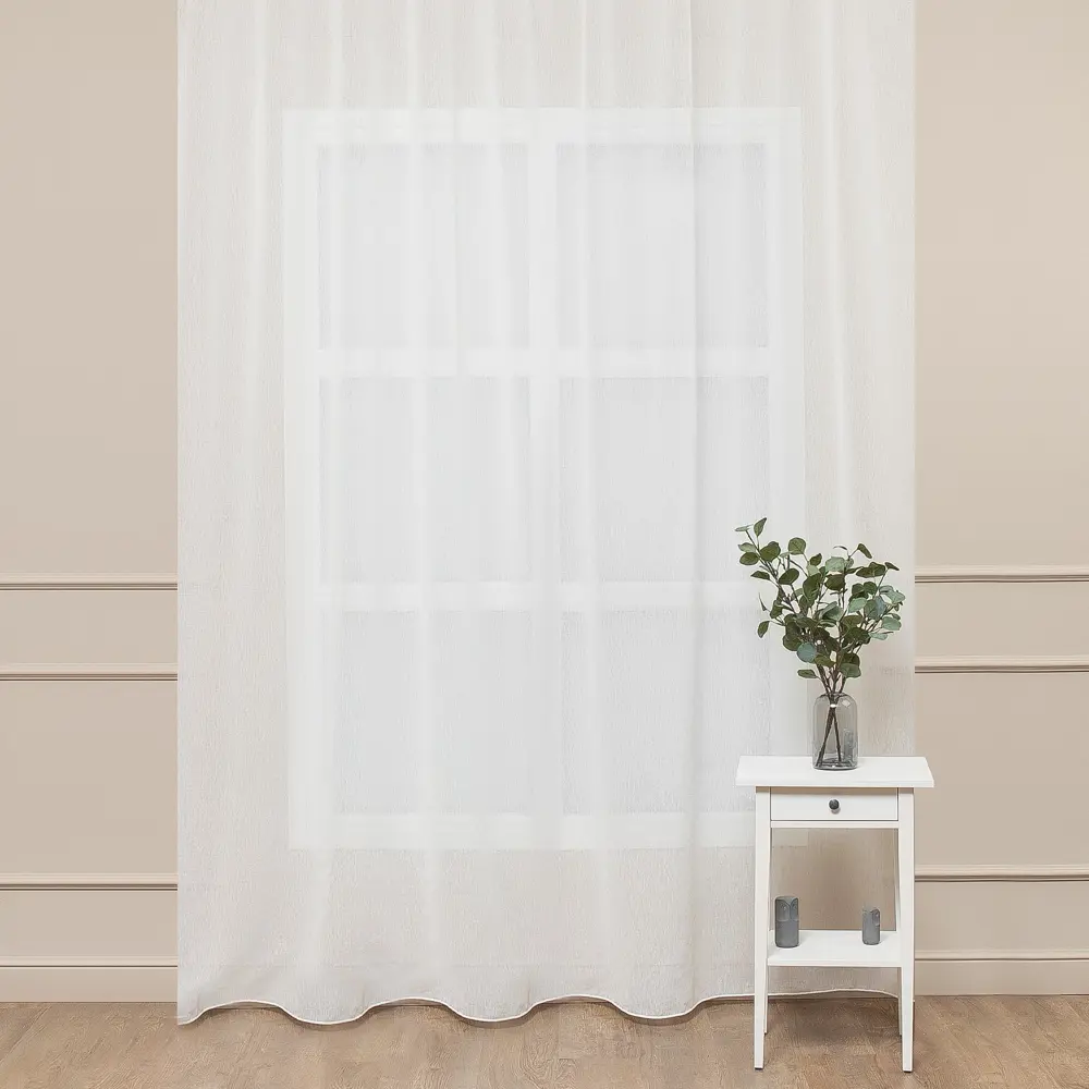 Тюль 1 м/п Фентези лен 280 см цвет бежевый TEX REPUBLIC STLM-2084504 - Вид №5