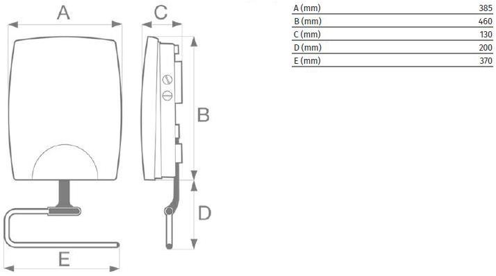 Vortice Установка тепловентилятора с полотенцесушителем Microcomfort sun-id-1406090 - Вид №3