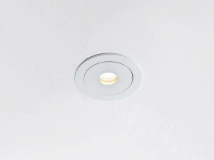 HER Встраиваемый круглый светодиодный точечный светильник из алюминия с порошковым покрытием  Em302