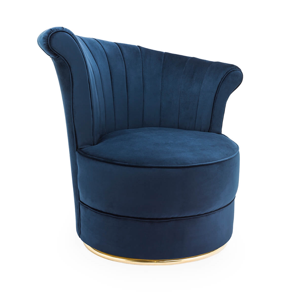 700397-91 ABHIKA КРЕСЛО FANIT VELVET GREY  - Вид №3