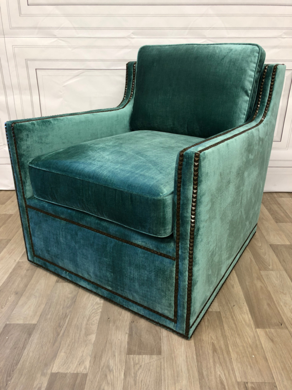 Кресло Granery от Eichholtz голубое EICHHOLTZ ДИЗАЙНЕРСКИЕ, EICHHOLTZ 062288 Голубой  - Вид №2