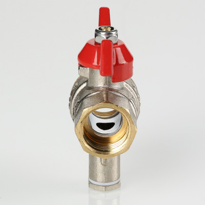 VT.247.N.06 Кран шаровой для подключения датчика температуры Valtec 1"  - Вид №6