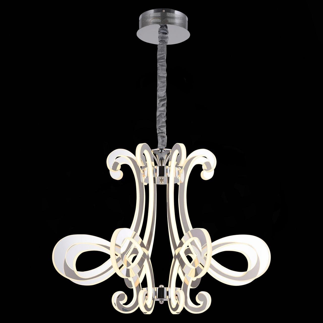 Подвесная светодиодная люстра ST Luce Aricia SL835.103.08 ST LUCE ДИЗАЙНЕРСКИЕ, ARICIA 279896 Хром  - Вид №3