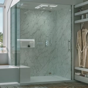 Moma Design Душевое ограждение 800х1800 ST.102 стекло прозрачное