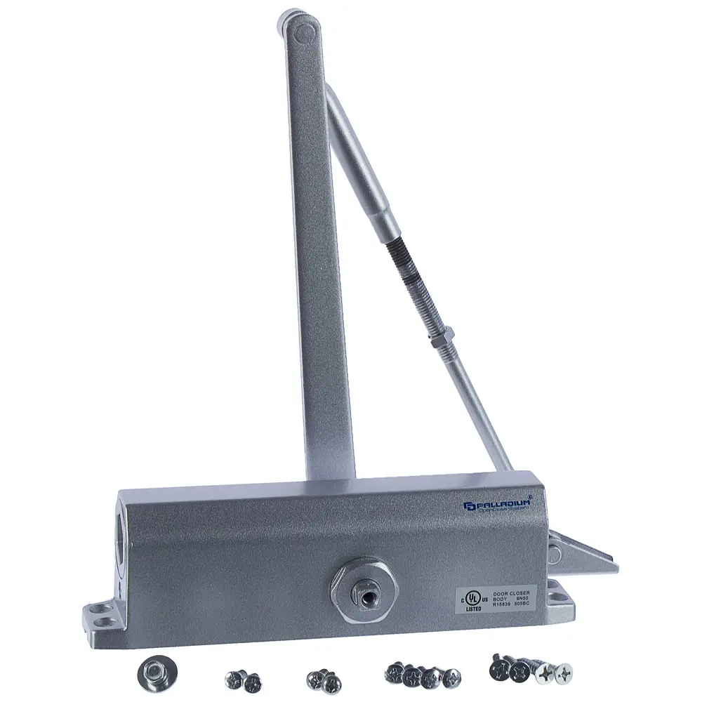 Доводчик 10120 BC, 80-120 кг, цвет серебро PALLADIUM STLM-2055484 - Вид №1