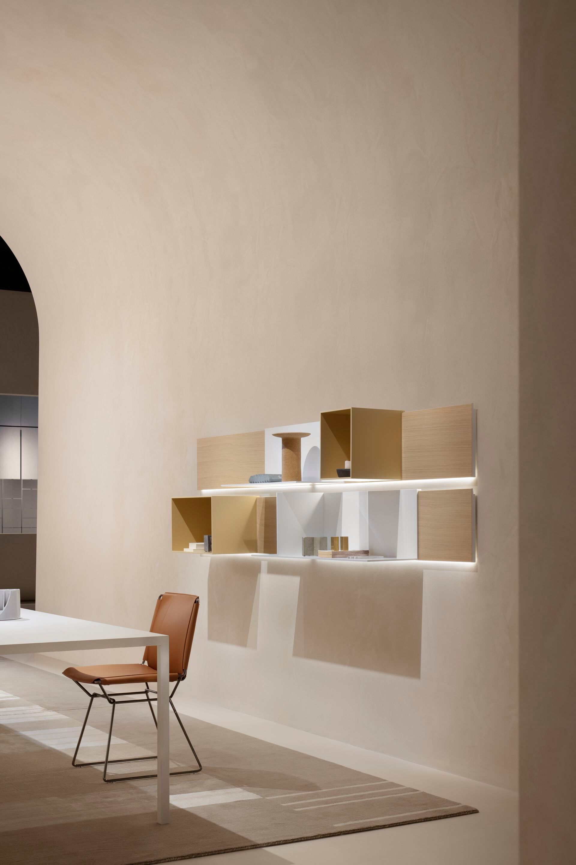 Модульная модульная библиотека MDF Italia PENTAGRAMMA SIDEBOARD ARCH-00020476