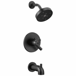 T17459-BL Monitor® 17 Series H2Okinetic® для ванны и душа Delta Faucet Trinsic Матовый черный