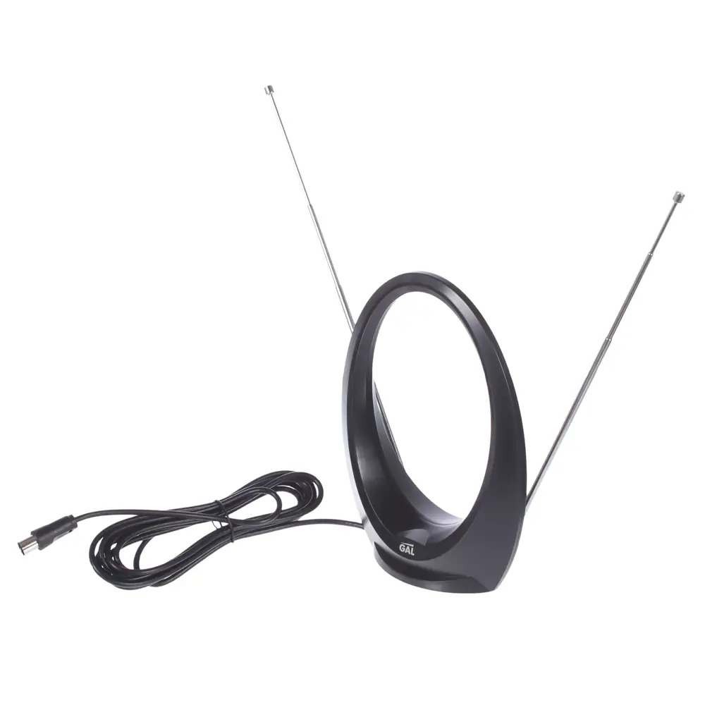 Комнатная антенна GAL AR-458 для цифрового ТВ с усилителем 81965267 STLM-1361093