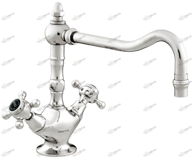 Bronces Mestre Хромированный кухонный смеситель Retro 035030.n00.50