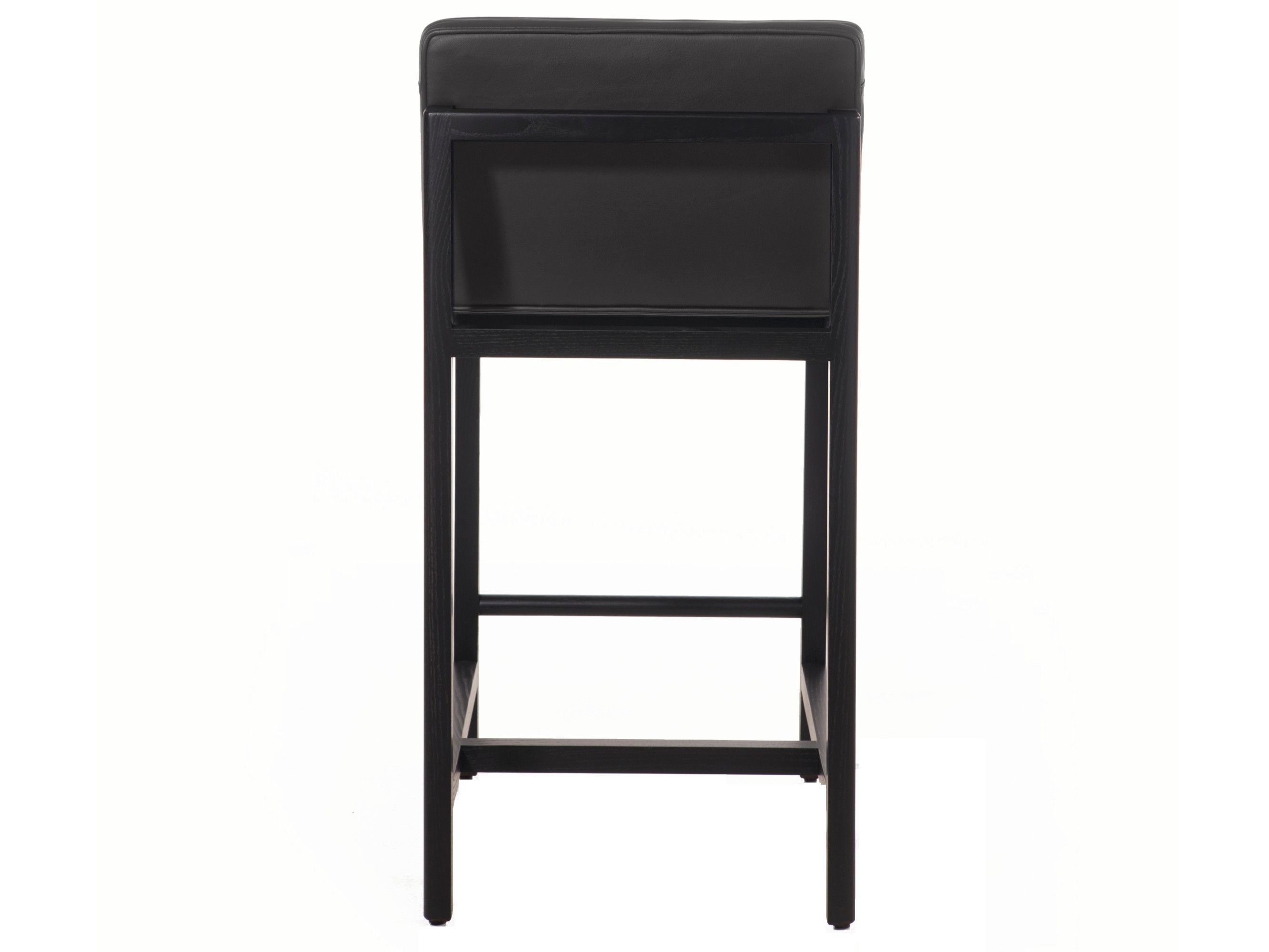 Кожаный мягкий стул со спинкой BassamFellows Wood Frame Dining ARCH-00068313 - Вид №8