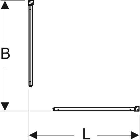 558.306.00.1 Задний элемент Porsgrund Showerama 10-5 Geberit  - Вид №2