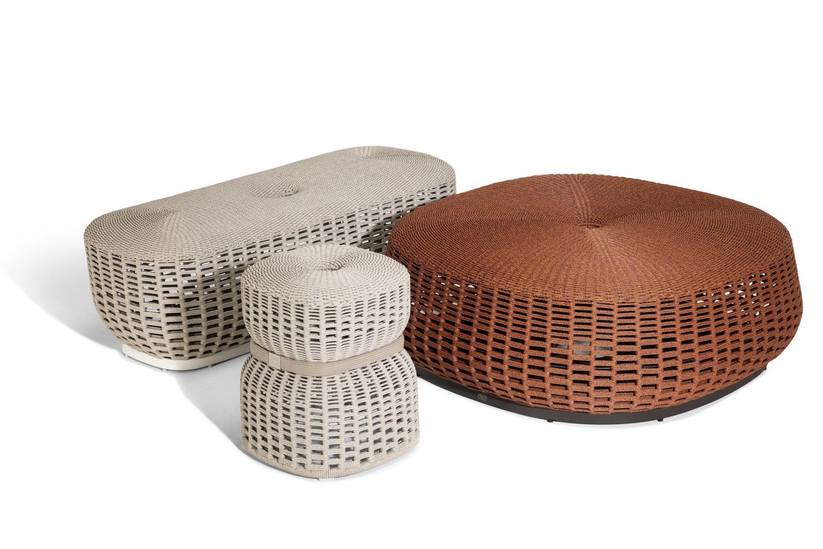 Морская веревка сад пуфик Poltrona Frau коллекция-диваны и кресла ARCH-00092272 - Вид №4