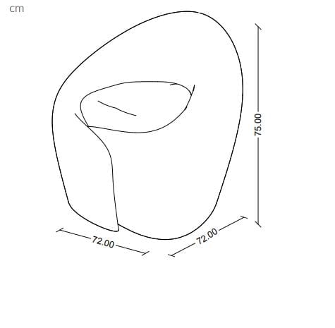 3D печатное пластиковое кресло Mediterranea Design Lissa ARCH-00116711 - Вид №2