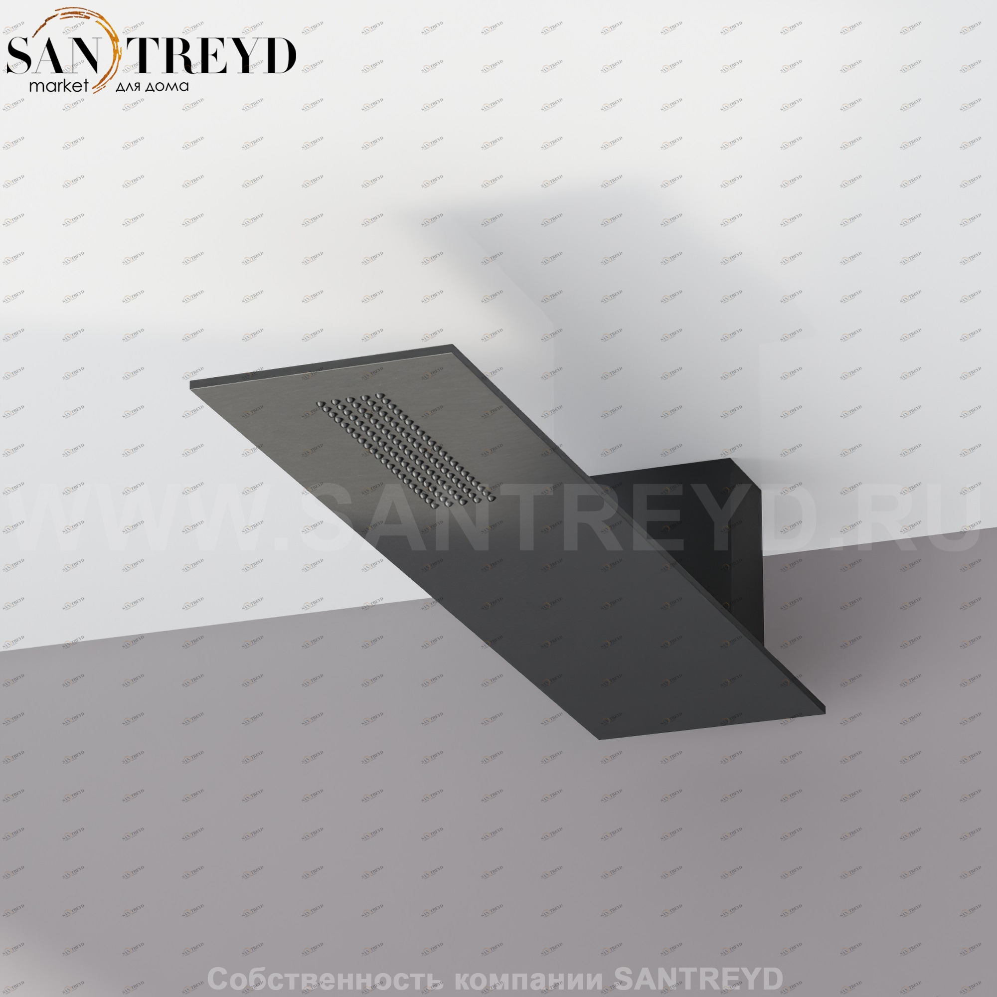 Душевая лейка ASEN0973N SEN черный Agape